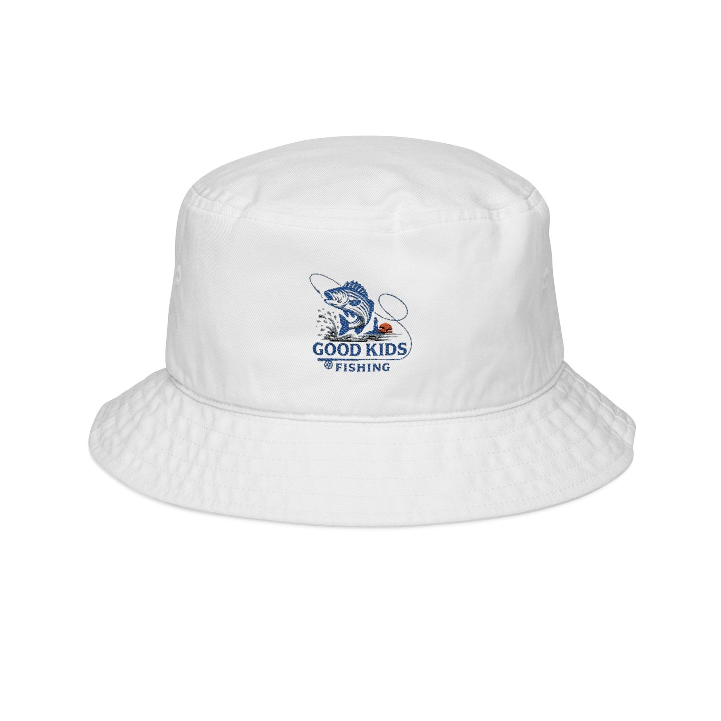 GoodKids Fishing Embroidered Bucket Hat