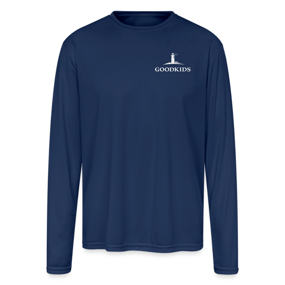 Men's GoodKids Sun Protection Performance Long Sleeve - navy