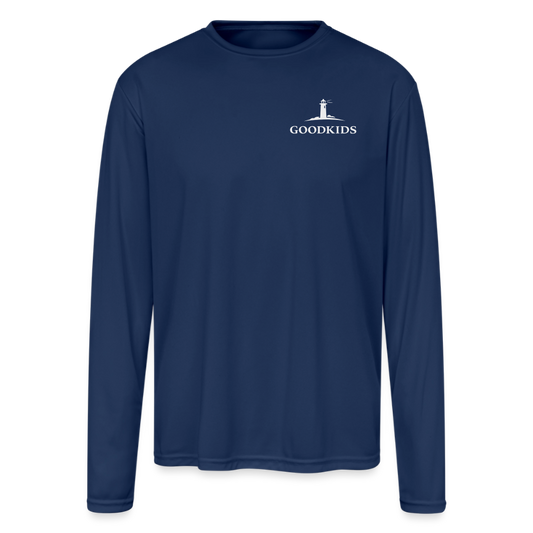 Men's GoodKids Sun Protection Performance Long Sleeve - navy