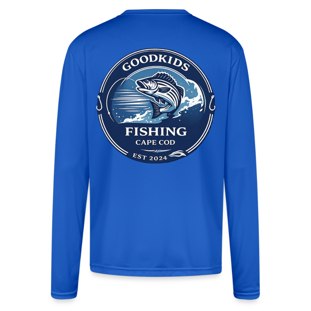 Men's GoodKids Sun Protection Performance Long Sleeve - royal blue