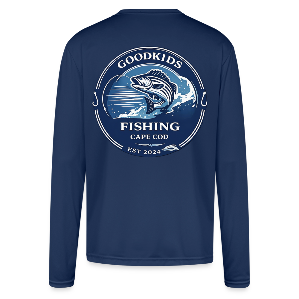 Men's GoodKids Sun Protection Performance Long Sleeve - navy